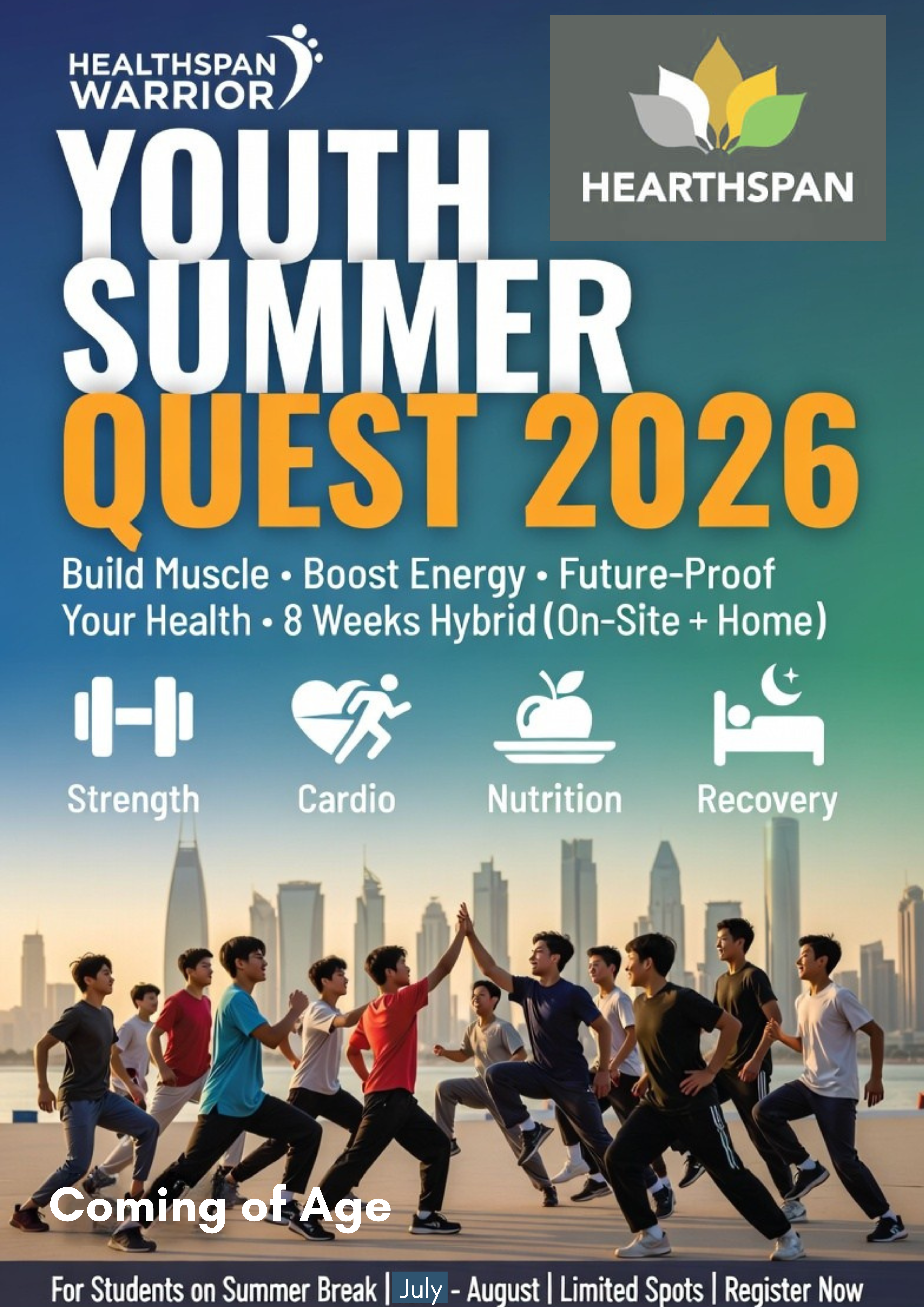Youth Summer Quest 2026 - Hearthspan Wellness